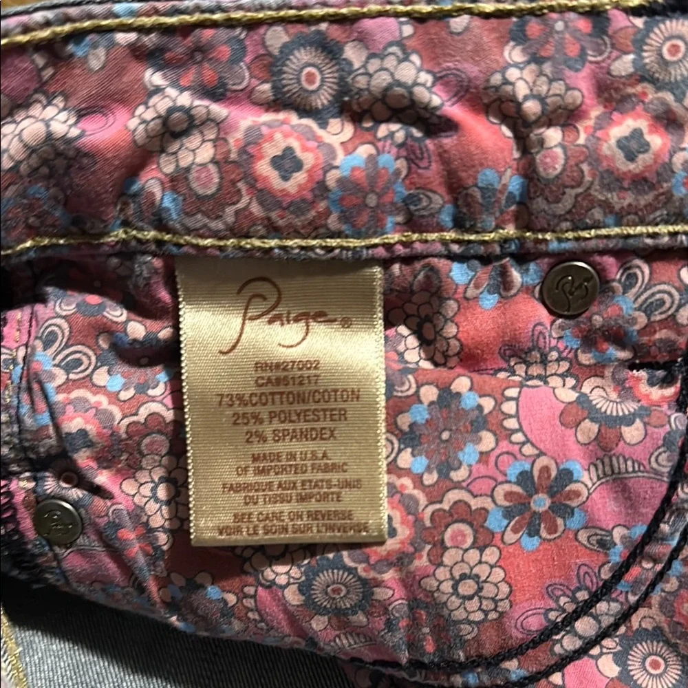 PAIGE Skyline Blue Jeans with Durable Denim - Picture 5 of 13